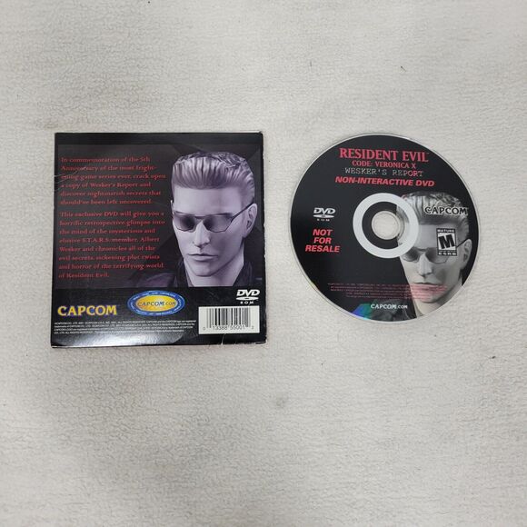 Resident Evil Code Veronica X Bonus Disc Promotional DVD Movie Video Game Games - Picture 7 of 9